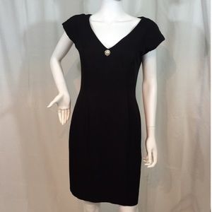 Amanda Taylor Little Black Dress Size 14